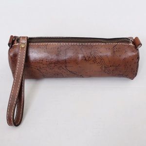 Patrica Nash Riot Rust Isla Oblong Case Wristlet